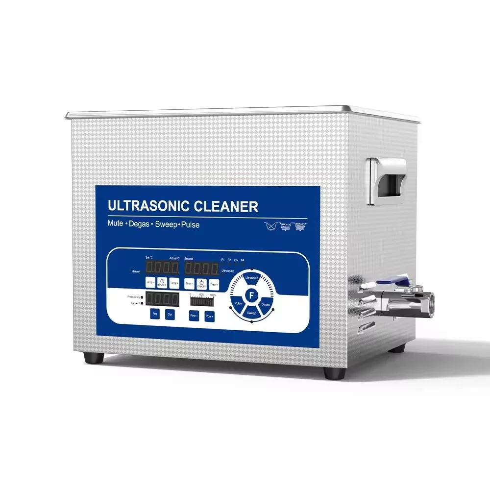 10L 28/40/80/120Khz Double/Three Frequency Jewelry Tooth Cleaner Ultrasonic Cleaning Machine with Mute/Sweep/Pulse/Degas Mode