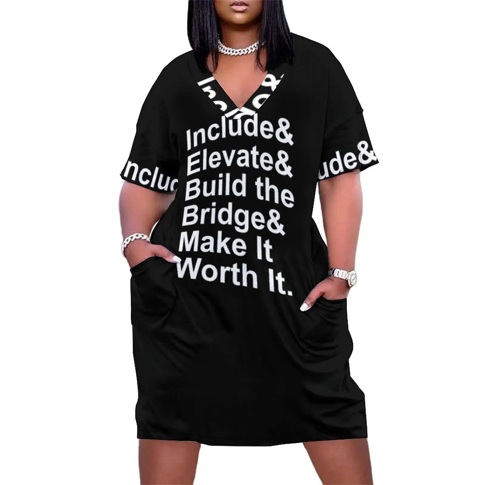 Include Elevate Build the Bridge Make It Worth It Loose Pocket Dress sexy short dresses daring Party dresses