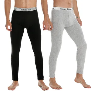 Herren -Thermalhose, Haut im Inneren, Winterhose, weiche elastische Leggings von Herren, komfortable Fairhose, große Größe Hauptverkäufe der Männer - №4