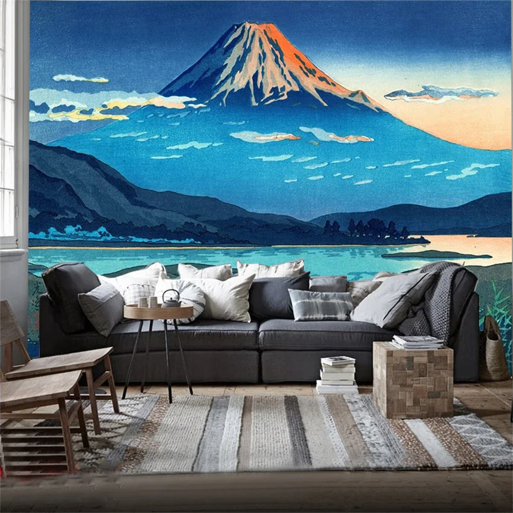 Custom 3D Japan Mount Fuji Murals Wallpaper Personalized Living Room Sofa TV Background Bedroom Decor Wall Painting