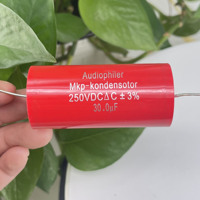 2PCS Audiophiler Axial MKP Capacitor 30uf 250V DC ±3% Test And Matched HIFI Frequency Dividing Audio Capacitance