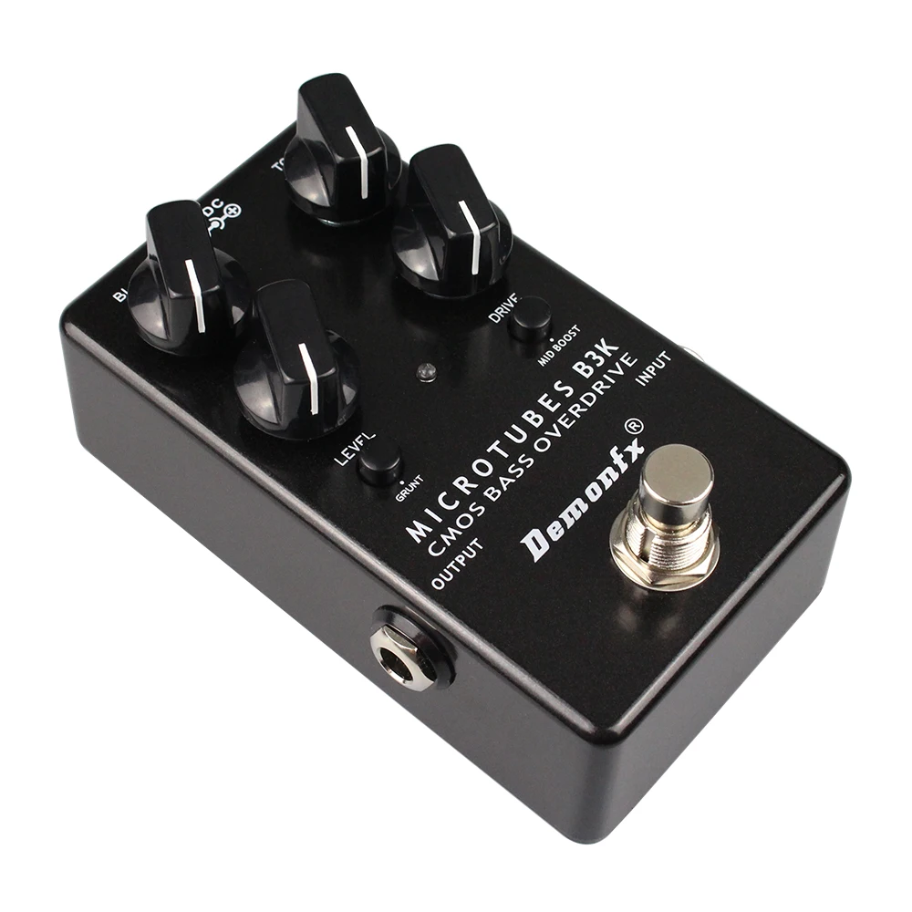 Demonfx-Micromotube B3K V2 Bass Effect Overdrive Pedal, New