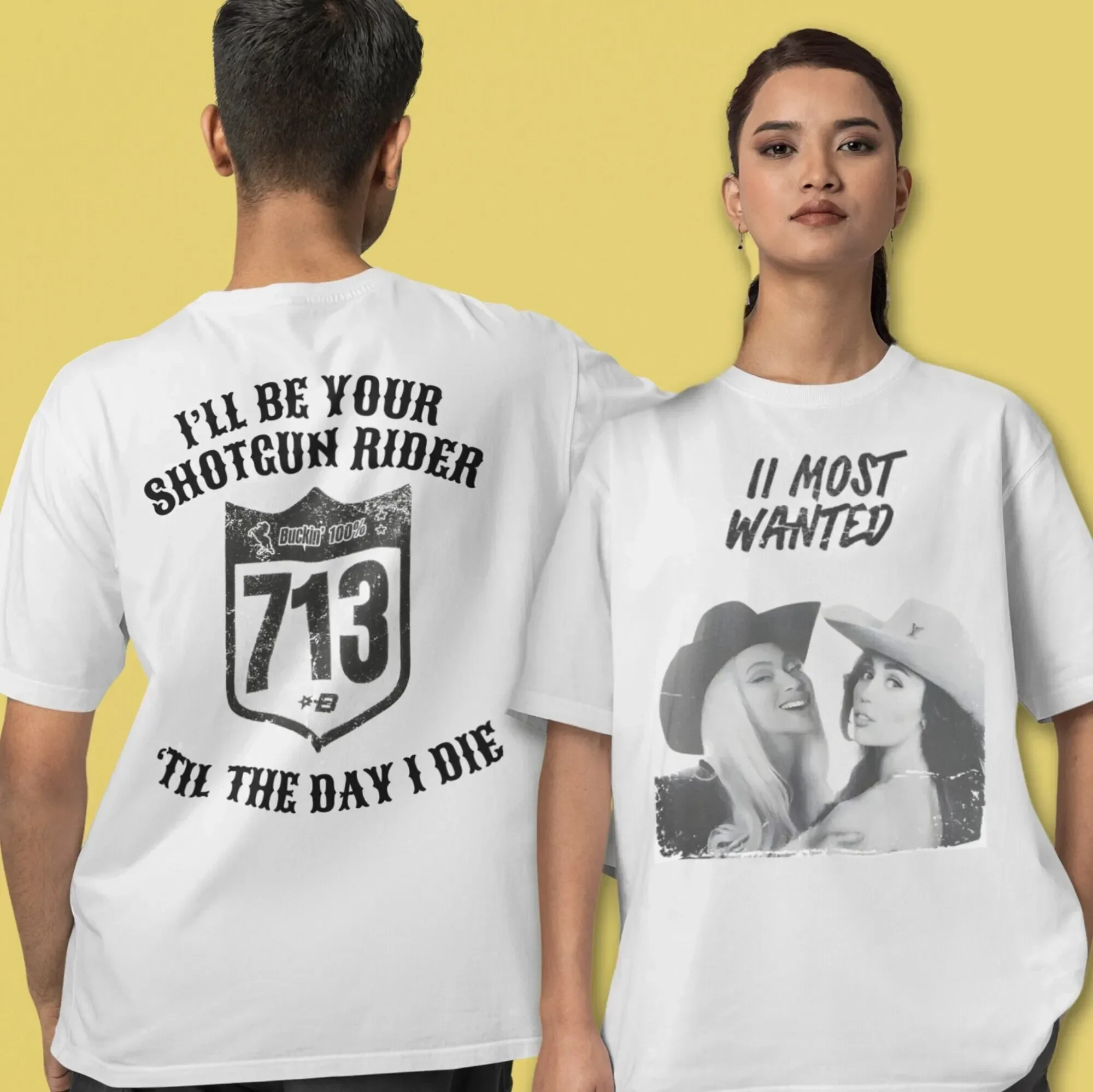Beyonce Miley Cyrus II Most Wanted T Shirt Cowboy Carter Merch