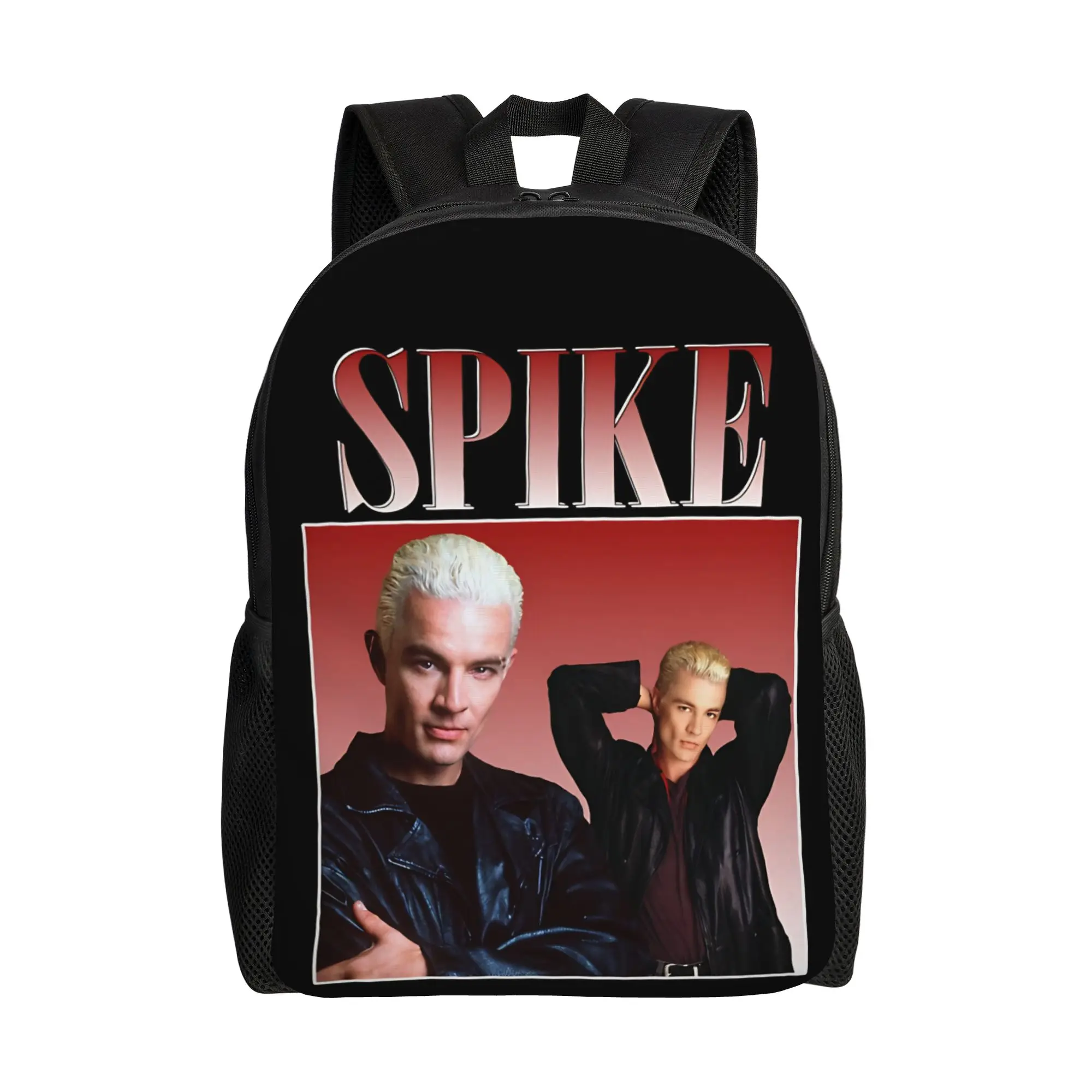 Spike Retro Buffy the Vampire Slayer Teenage Backpack Sports Student Hiking Daypack for Men Women Laptop Computer Canvas Bags