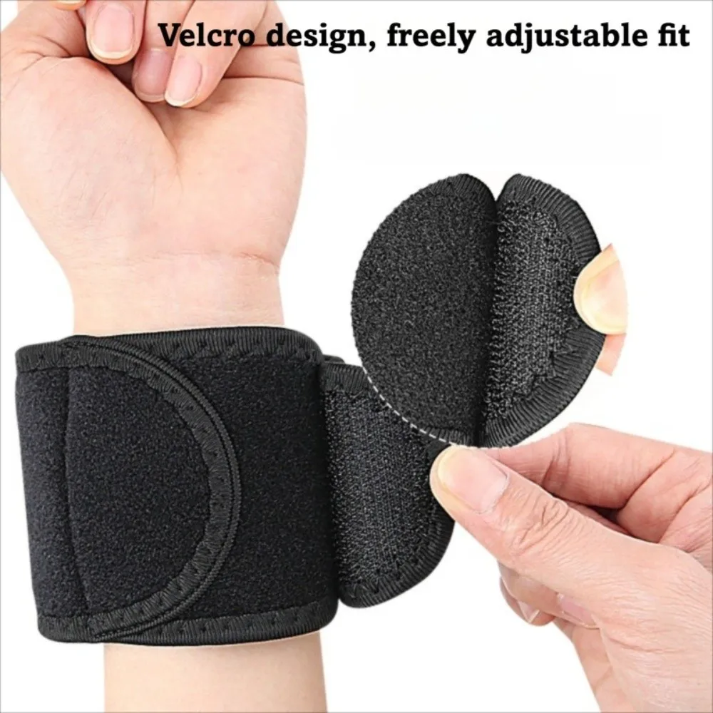 Breathable Sports Compression Wrist Protection Built-in Cushion Anti Sprain Fitness Wrist Protection Winding Design Sweat-proof