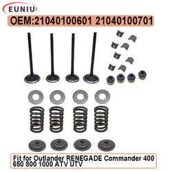 Valve Repair Kit for Outlander RENEGADE Commander 400 650 800 1000 ATV UTV PART Engine Cylinder Head Repair parts