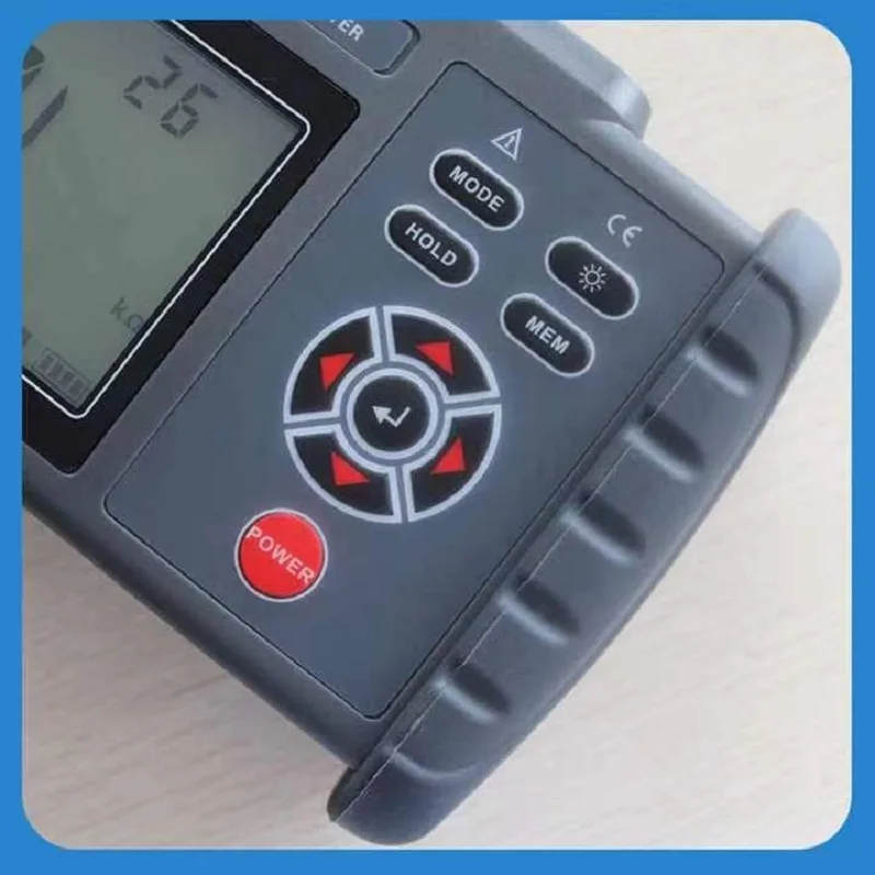 FR3060A FR3060 High Precision Micro Ohmmeter Microhmmeter DC Low High Resistance Tester Portable Four-Wire Measurement 300.0KΩ