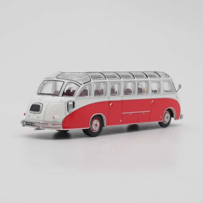 IXO Diecast 1:72 Scale Kassbohrer Setra S8 Bus Alloy Car Model Finished Product Simulation Toy Collection Gift Static Model