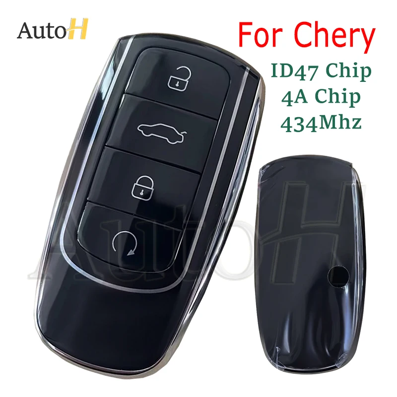 

Car Smart Remote Key 434Mhz ID47/4A Chip for Chery Tiggo 7 PLUS 8 Plus Tiggo 8 Pro OMODA Jaecoo Intelligent Fob Card Keyless Go