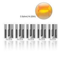 5/Pack Original Joyetech BFC Mesh Coil 0.8ohm Core Head Vaporizer For eGO AIO 2 Kit Electronic Cigarette Vape