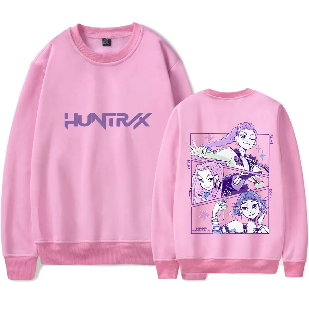 KPop Demon Hunters Vintage 90s Merch Sweatshirt Men Women Print Pullover Unisex Harajuku Casual - Image 5