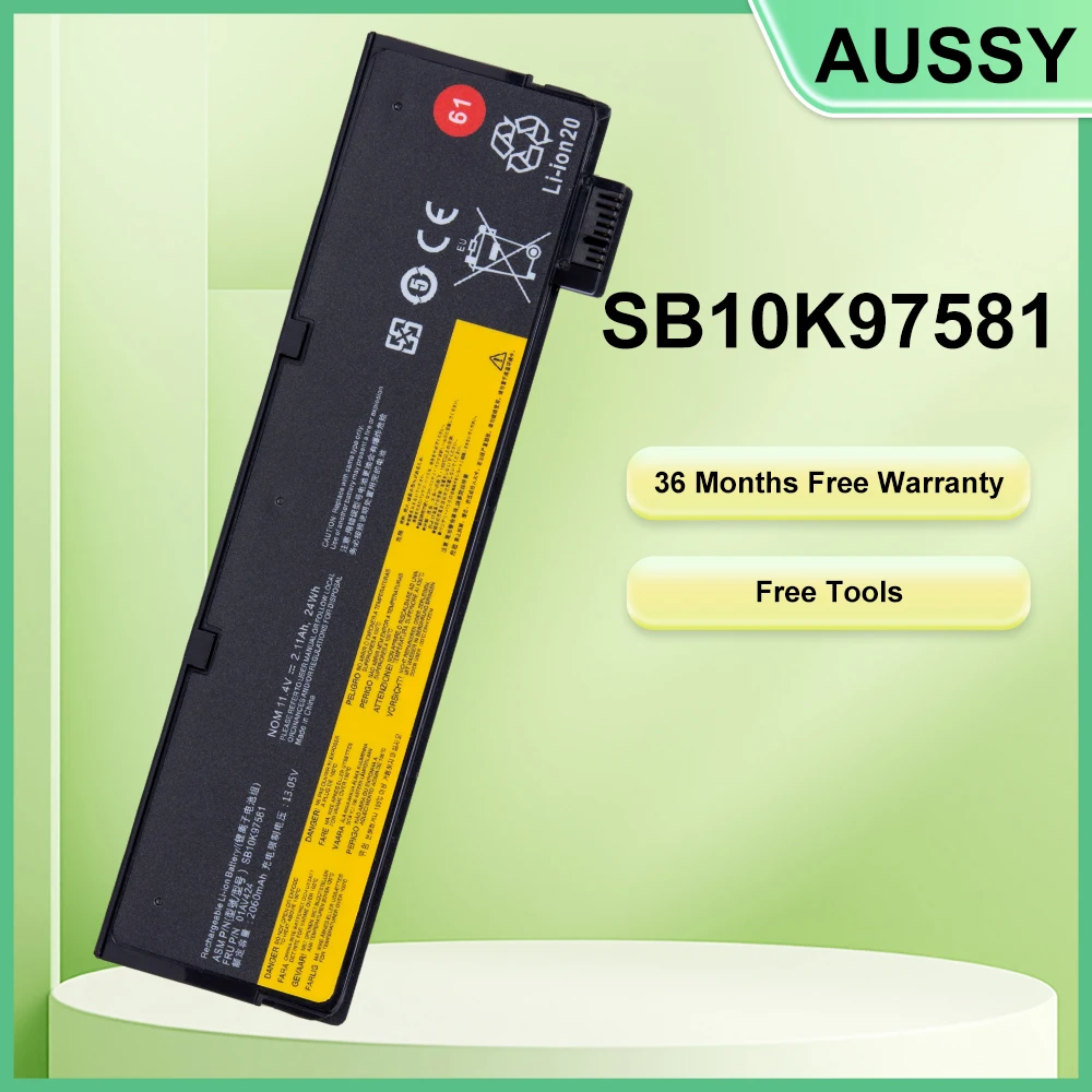 

SB10K97581 Аккумулятор для ноутбука Lenovo ThinkPad T470 T570 T580 01AV492 SB10K97580 SB10K97582 SB10K97585 61