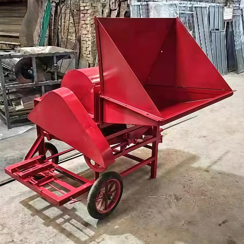 Commercial grain thresher with up to 98% threshing efficiency, suitable for large-scale farm harvesting