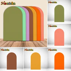 Mocsicka Arch Cover Backdrop Solid Color Doubleside Photography Background Wedding Birthday Party Decora Can‘t Custom Backdrop