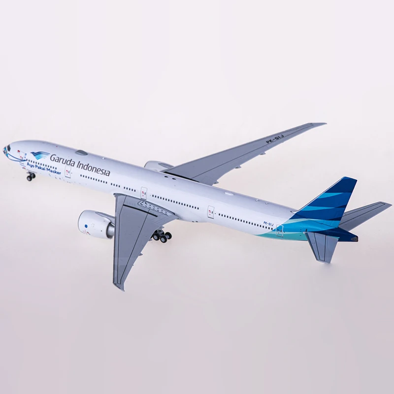 1:400 Scale NG73023 Garuda Indonesia B777 777-300ER PK-GIJ Alloy Aircraft Model Adult Fans Collectible Souvenir Static Display