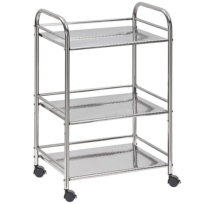Applicable To Stainless Steel Medical Trolley Beauty Salon Care Surgery Mobile Rack Oral Instrument Cart Medical Trolley