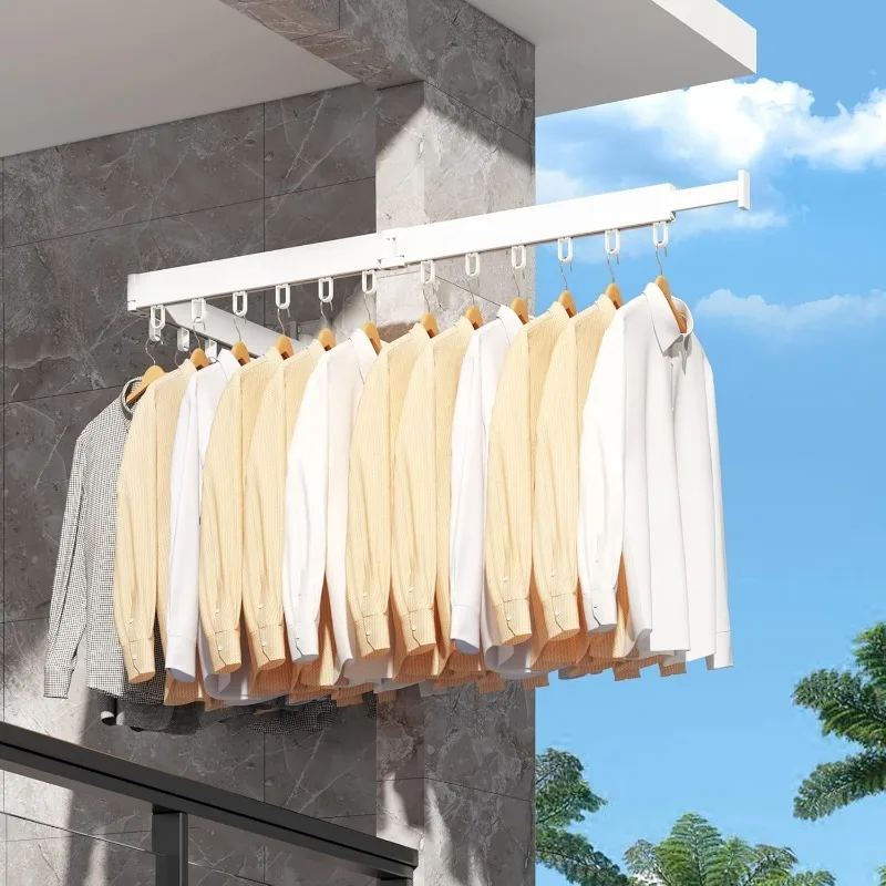 Wall Mounted Drying Rack,Clothes  Rack,Laundry Rack,Collapsible Drying Racks for Laundry,Retractable Drying Rack