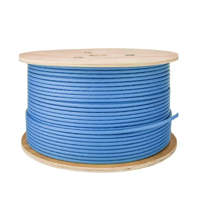 23AWG Cat6a Ethernet Cable 30M 10m 50M CAT 6A Networking Cabo RJ45 S FTP Installation Double Shield Copper 0.57mm 10G Lan Wire