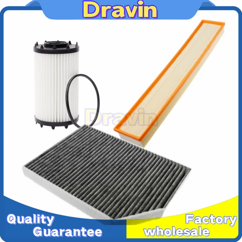 New 3X Air Filter+Cabin Filter+Oil Filter 971129620 971819429 06M115561H For Porsche Panamera 971 2017 2018 2019