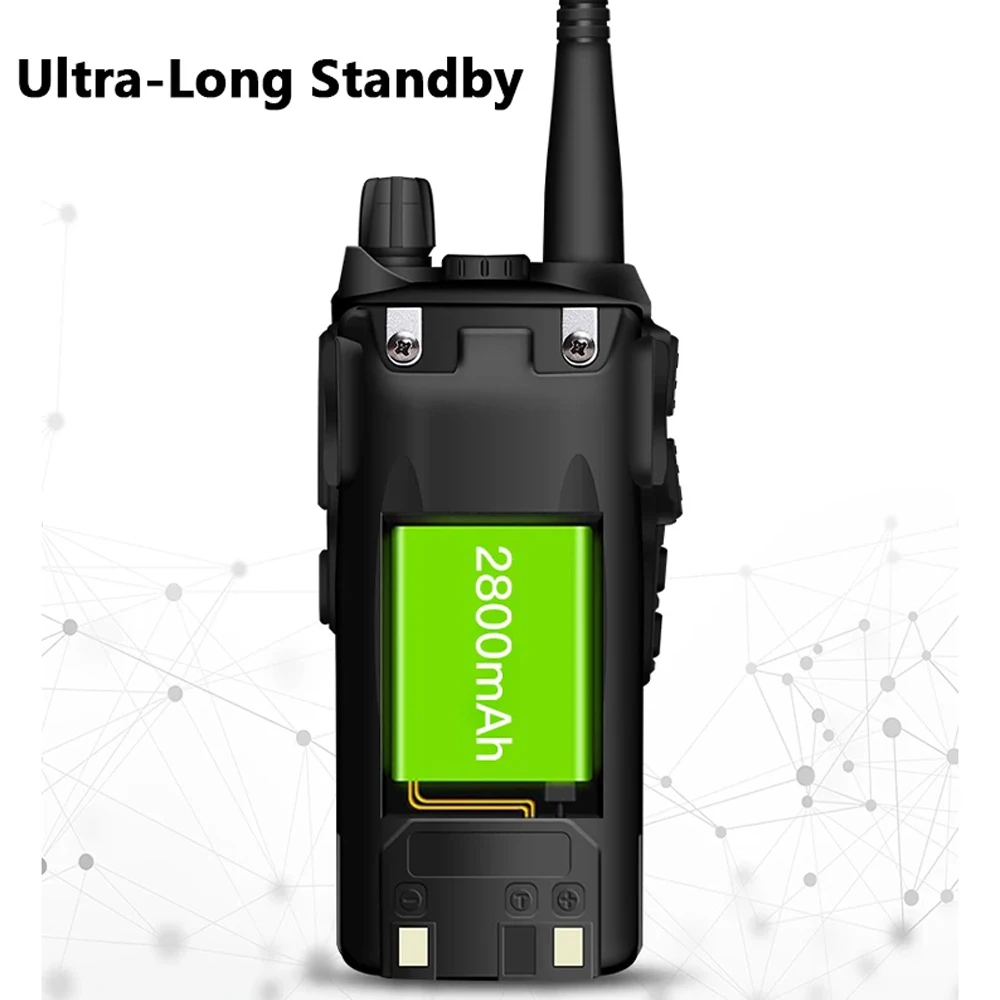 Baofeng Uv 82 Walkie Talkie Real 5W 8W Ham Radio Comunicador Dual Ptt Long Range 2-way Draagbare Fm Amateur Radiostation