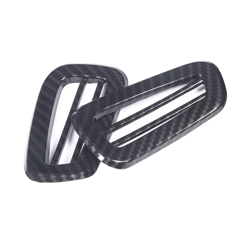 

For Corvette C8 2020-2023 Car A-Pillar Air Outlet Vent Panel Cover Trim Accessories ABS Carbon Fiber-A65M