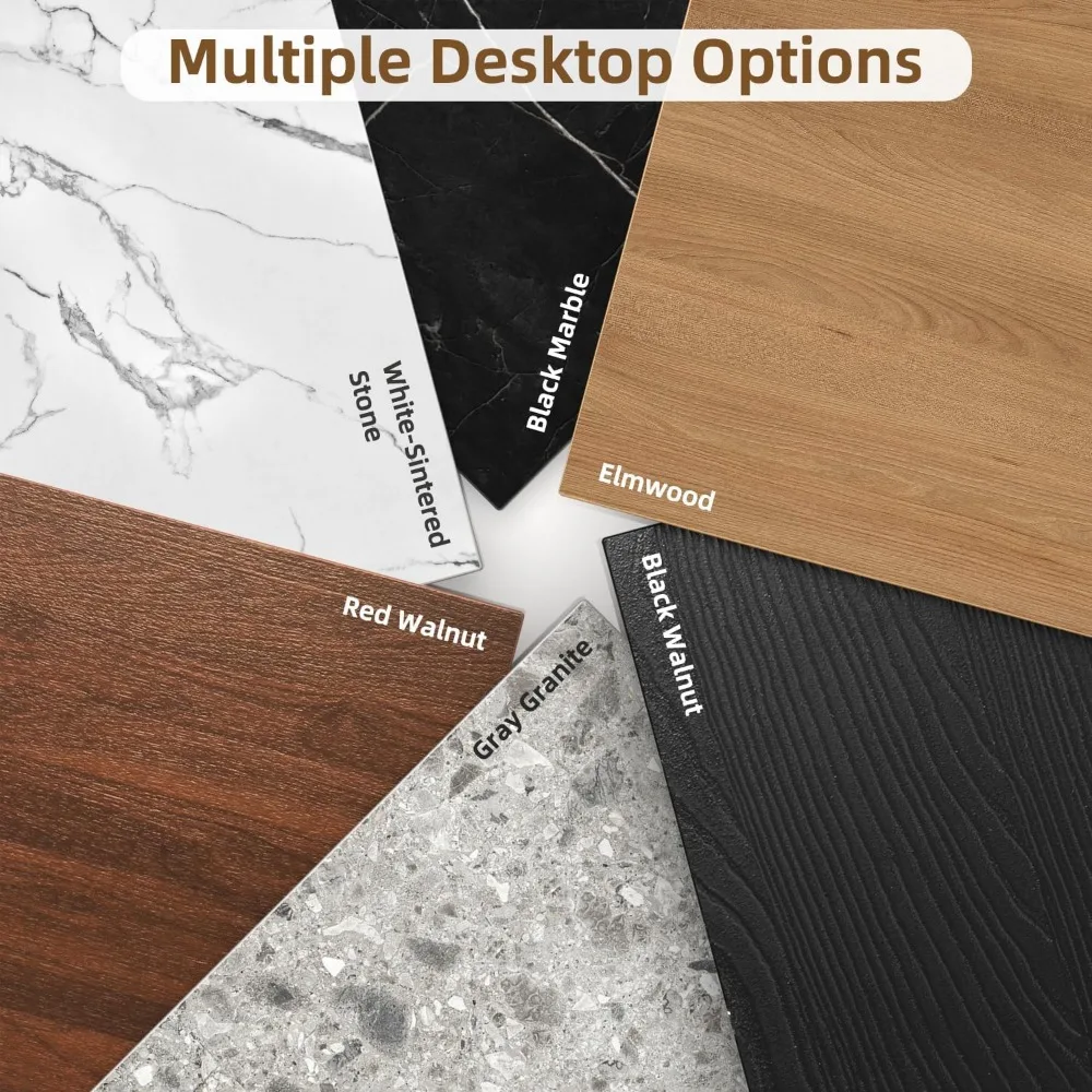 منضدة عمل مستطيلة من ألواح الجسيمات مقاس 43 × 24 - مكتب خشبي عالمي من قطعة واحدة للمكاتب الدائمة والمكاتب المنزلية