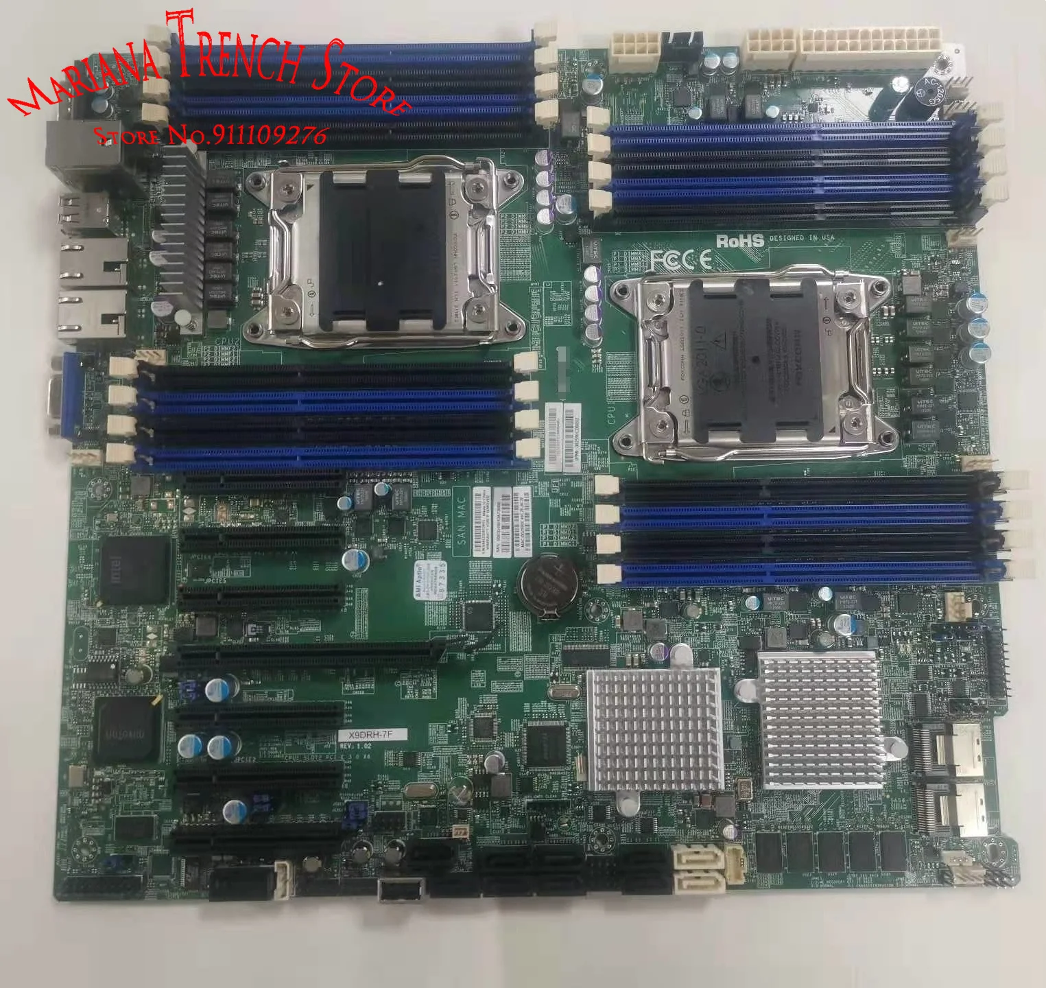 X9DRH-7F for Supermicro Motherboard LGA2011 Xeon E5-2600 V1/V2 Family ECC DDR3 8x SAS2 Ports from Broadcom 2208