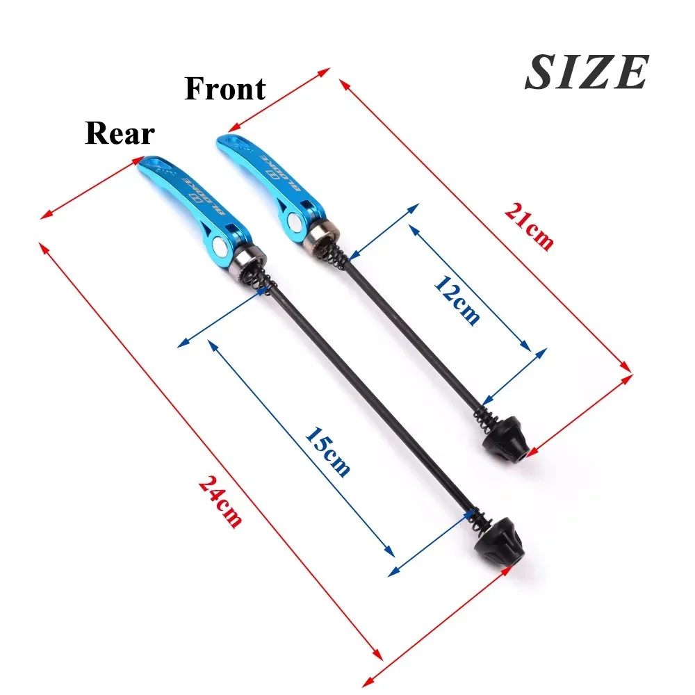 BLOOKE DT100 QR Hub Quick Release Lever MTB Road Bicycle Steel Skewers Front Wheel 100mm Rear 135mm For Mountain Bike Folding