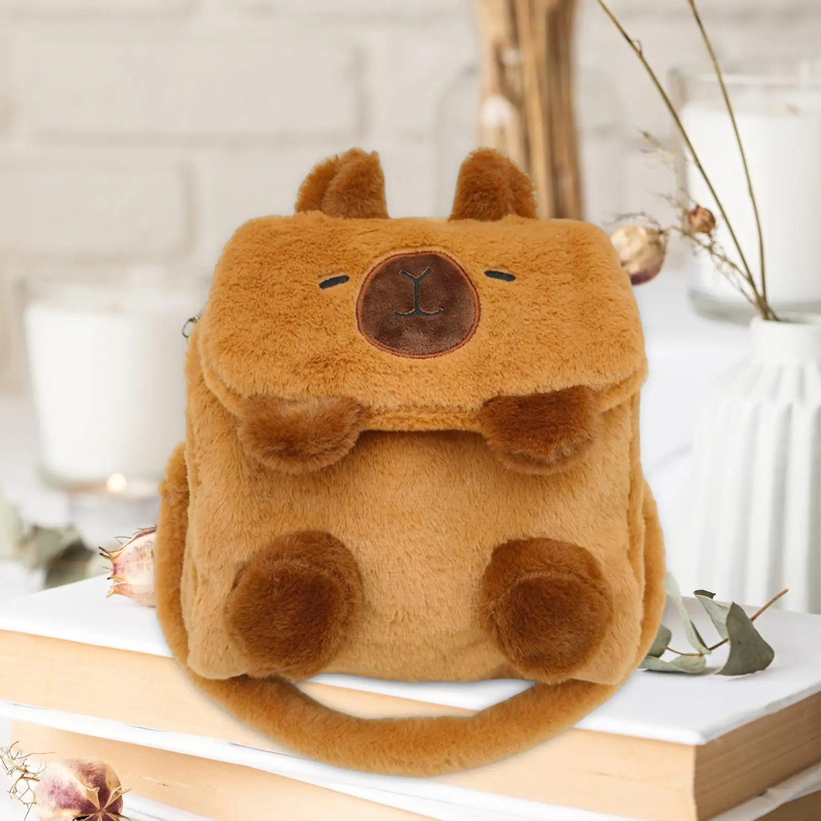 Capybara Backpack Funny Shoulder Bag for Trips Indoor Outdoor Backpacking