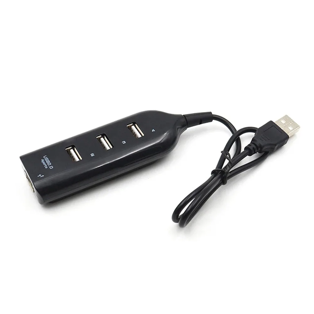 HUB USB 2.0 4 Port Multi Expander Hub Splitter Adapter USB for Macbook Pro 13 15 Air M1 Pro HUAWEI Nintendo PC Accessories