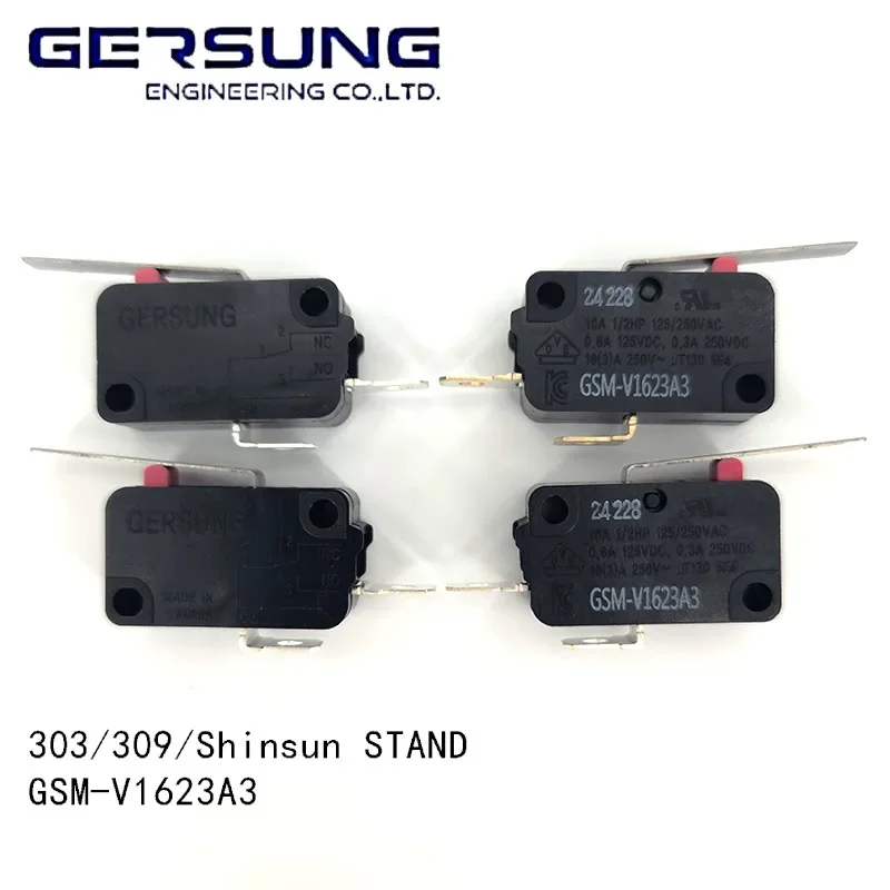 Original Genuine, GERSUNG, Micro Switch Made in Korea, GSM-V1623A3, KNEE NEO Joystick, Crown,Aracde fight game, Tekken 7