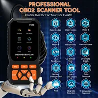 Code Reader Professional V520 Multi-language Automotive OBD2 Scanner Diagnostic Tool Real Time Data OBD2 Fault Error Detector