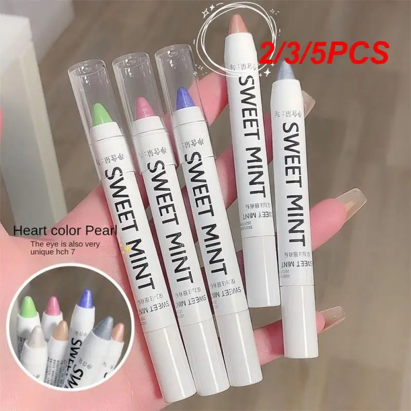 2/3/5PCS Corner Brightening Pen Waterproof Eyeliner Lasting Effect Highlighter Pearlescent Eye Shadow Stick Durable And Durable