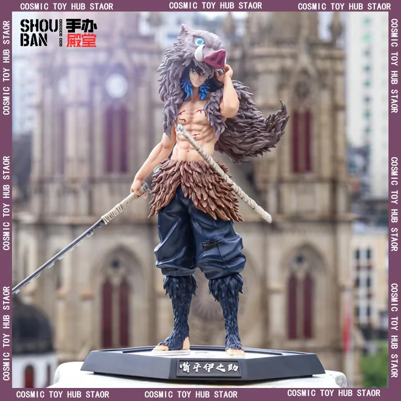 

28cm Ghost Slayer Blade Cheng Ghost Slayer Team Standing Position Mouth Hiraizu Yizuke Gk Handmade Statue Model Festival Gift