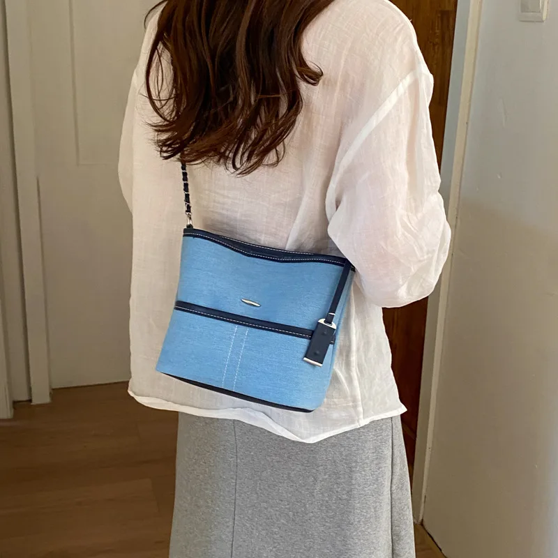 

Fashion Women Canvas Crossbody Bag Casual Tote Shoulder Bag Female Purse Lightweight Handbag Messenger Bags for Girls