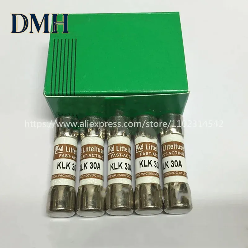 

Dmh .10PCS Новые оригинальные предохранители 10X38 KLK 1/2/3/4/5/6/8/10/12/15/20/25/30 600VAC