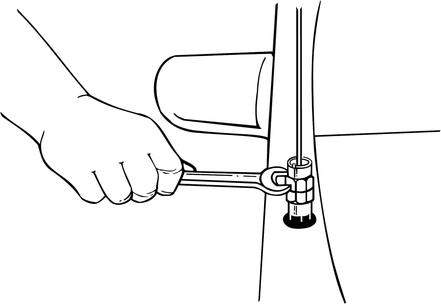29650-Sockel für Antennenmutter
