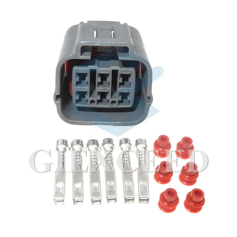 

2 Sets 6 Pin 6189-0648 Female Computer SL Sealed Series Connector AC Assembly Female Plug Car Wire Socket