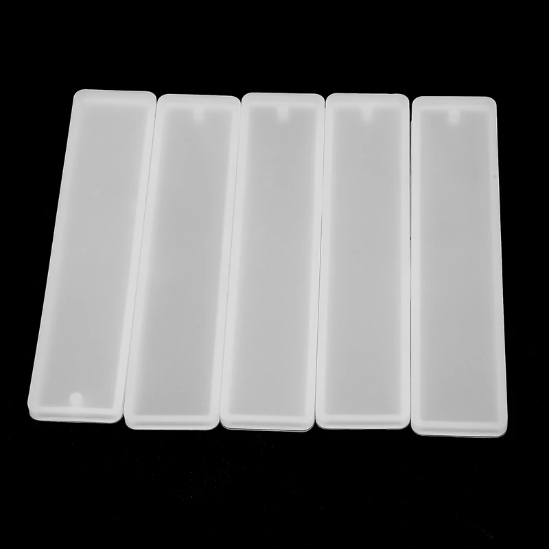 

48 Pcs Rectangle Silicone Bookmark Mold DIY Bookmark Mould Making Epoxy Resin Jewelry