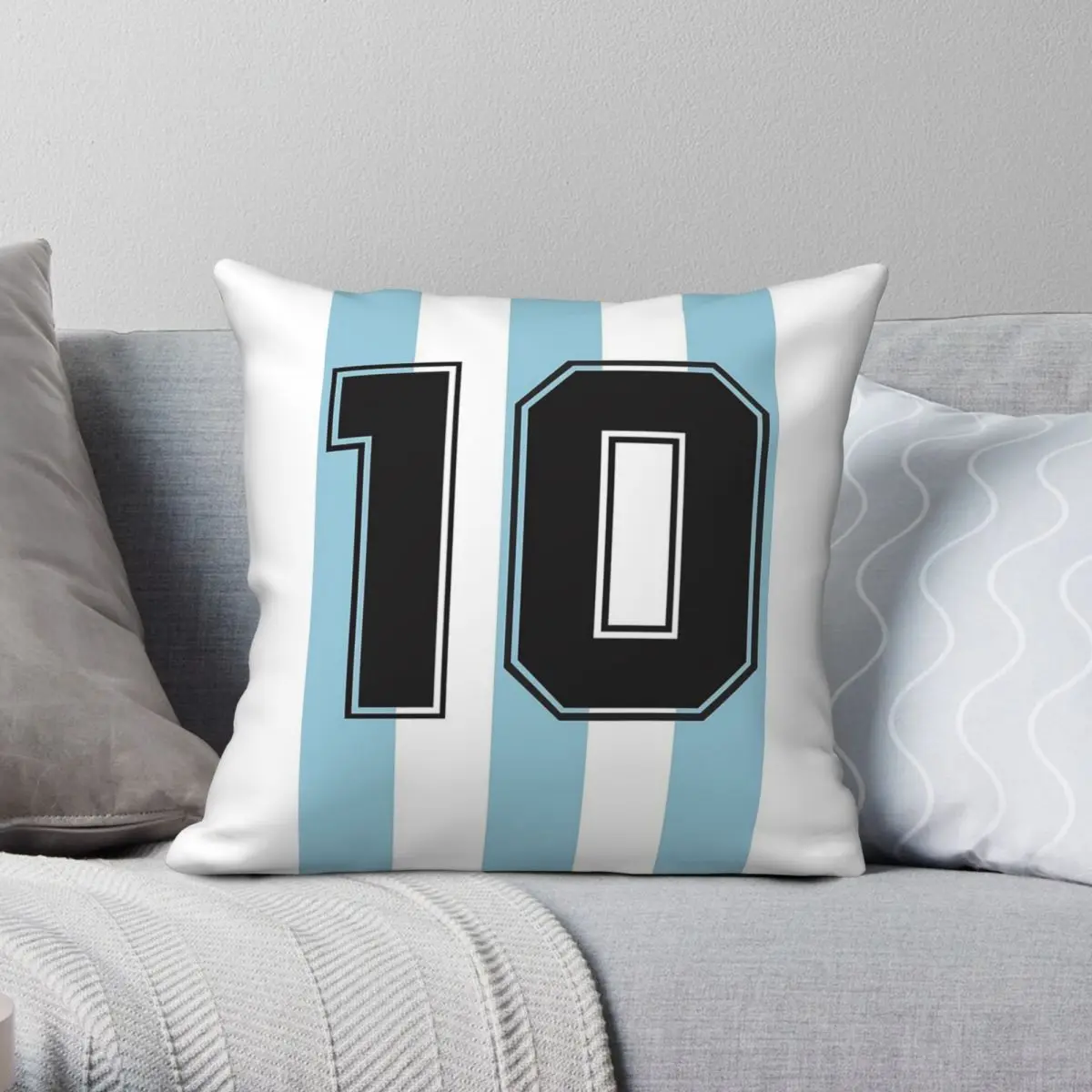 10 Argentina Pillowcase Polyester Linen Velvet Creative Zip Decorative Throw Pillow Case Sofa Seater Cushion Cover