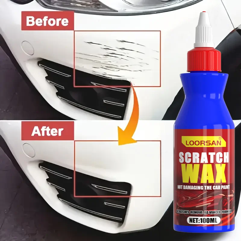 100g Car Scratch Repair Wax Advanced Formula For Light Scratches Swirl Marks Water Stains Removal Without Damaging Paint Surface