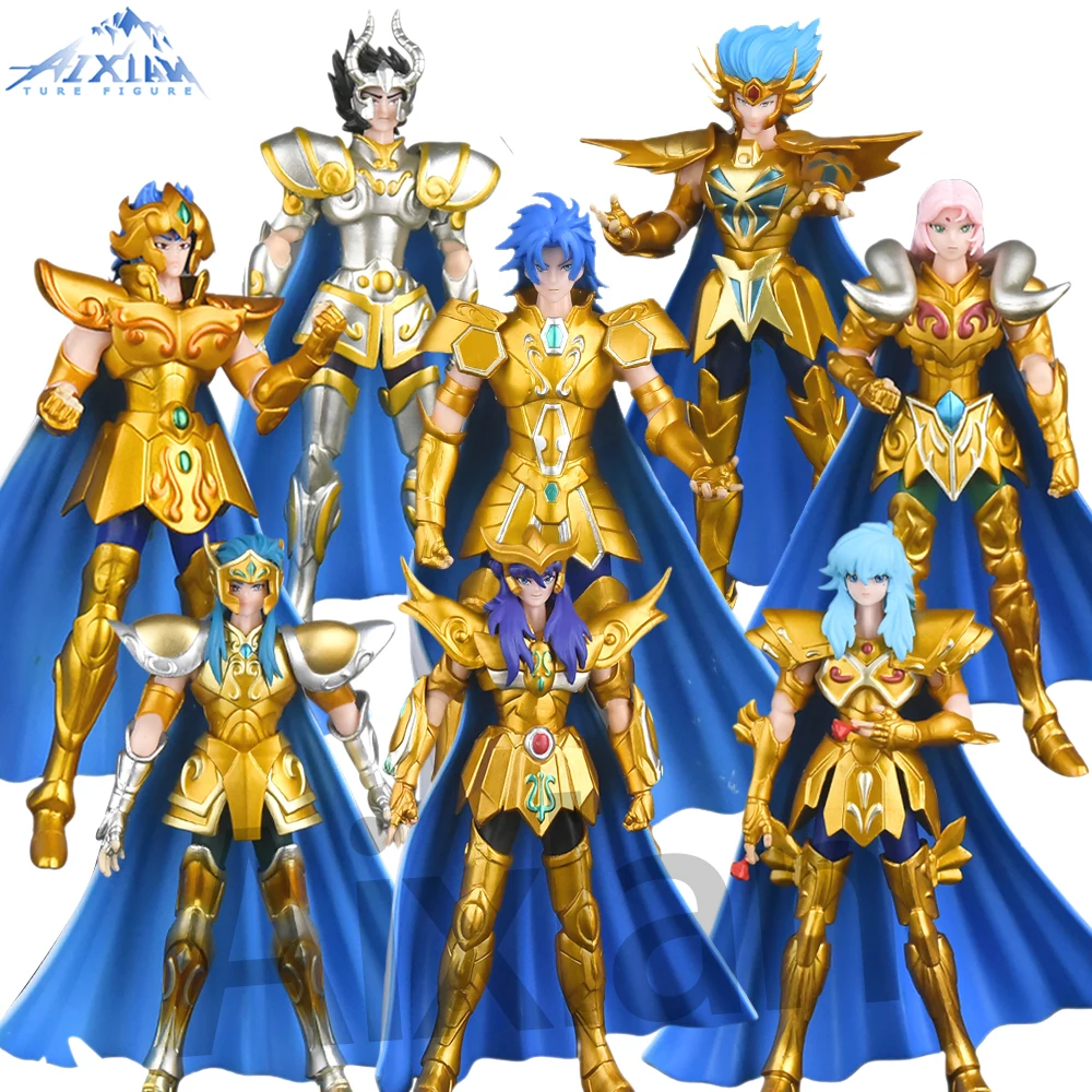 Aixlan Saint Seiya Figure 19cm Phoenix Ikki Hyoga Seiya Shiryu PVC Action Figure Amine Birthday Gift Collectible Figurine