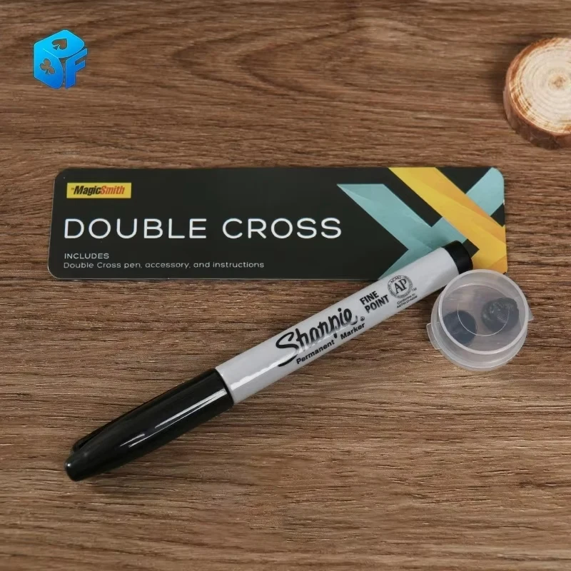 Double Cross By Mark Southworth (1 X Stamper + 1 Heart Stamper) Magic Trick Magician Close Up Illusion Magia Mentalism Gimmick