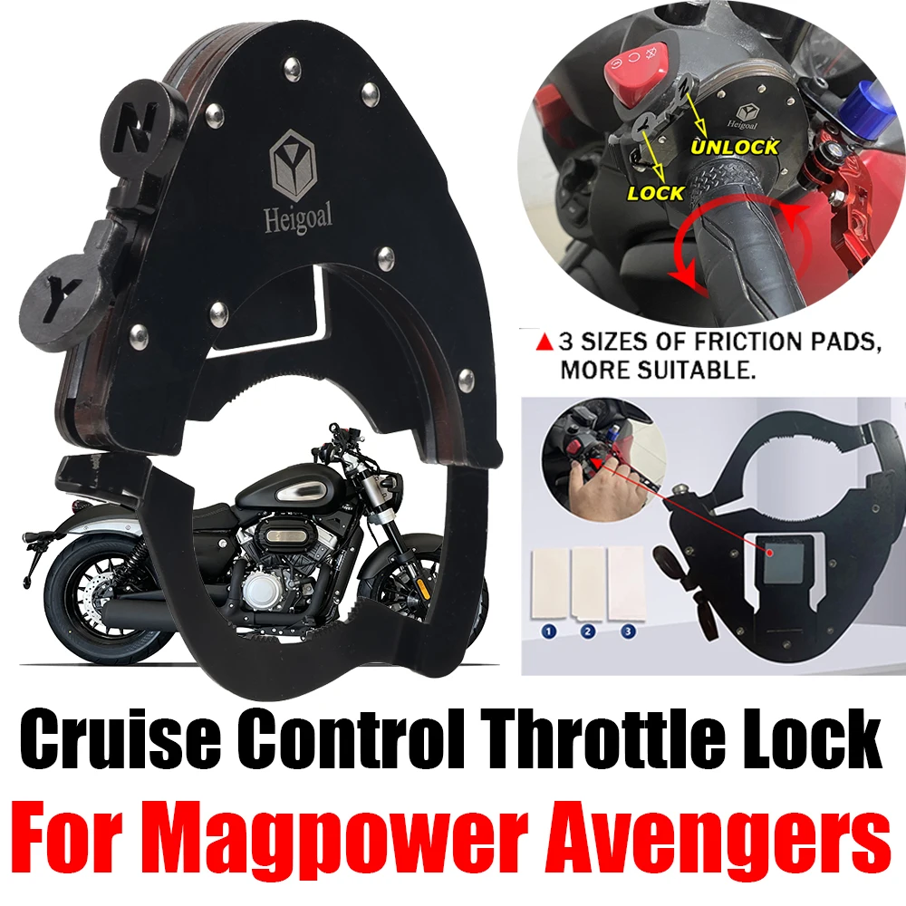 For Magpower Avengers 300 125 300cc 125cc Motorcycle Accessories Speed Control Cruise Control Handlebar Throttle Lock Assist