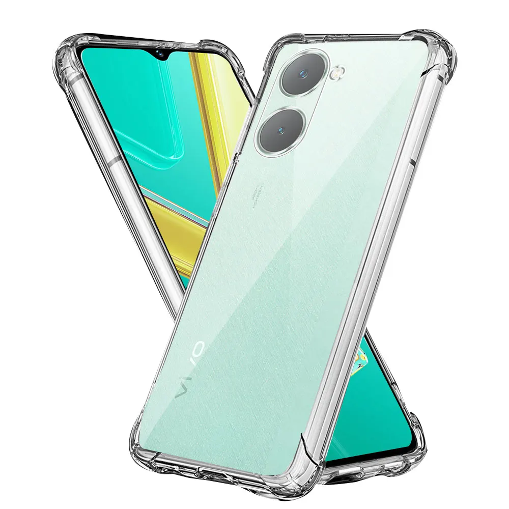 For Vivo Y03 4G V2332 Case Clear Shockproof Phone Case For VivoY03 Funda Clear Silicone Soft Bumper Cover on Vivo Y03 Y 03 Coque