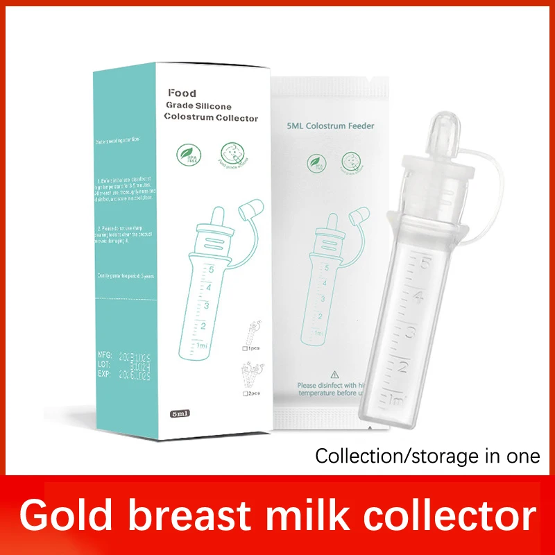 Reusable Breast Milk Collector Baby Feeding Colostrum Collection Device For Nursing