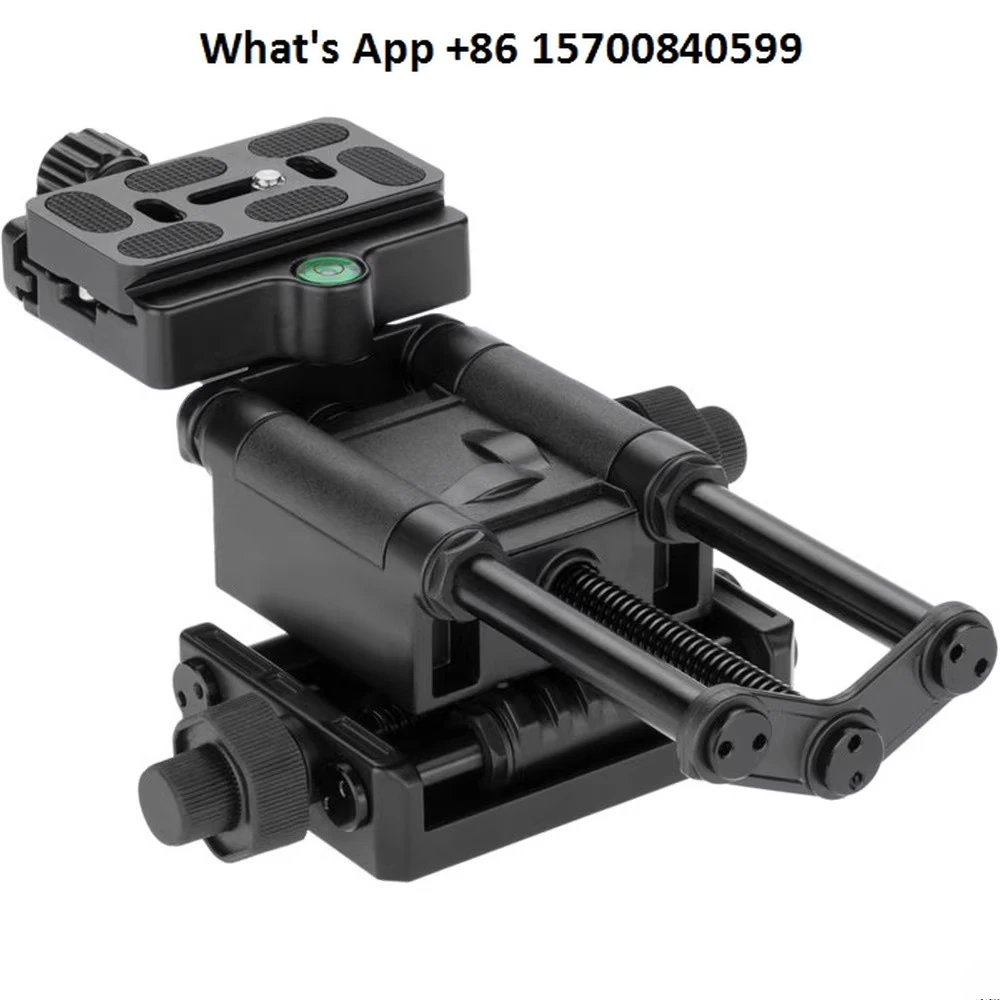 

4-Way macro adjustment track slide rail incremental fine-tuning close-up guide rail tripod gimbal