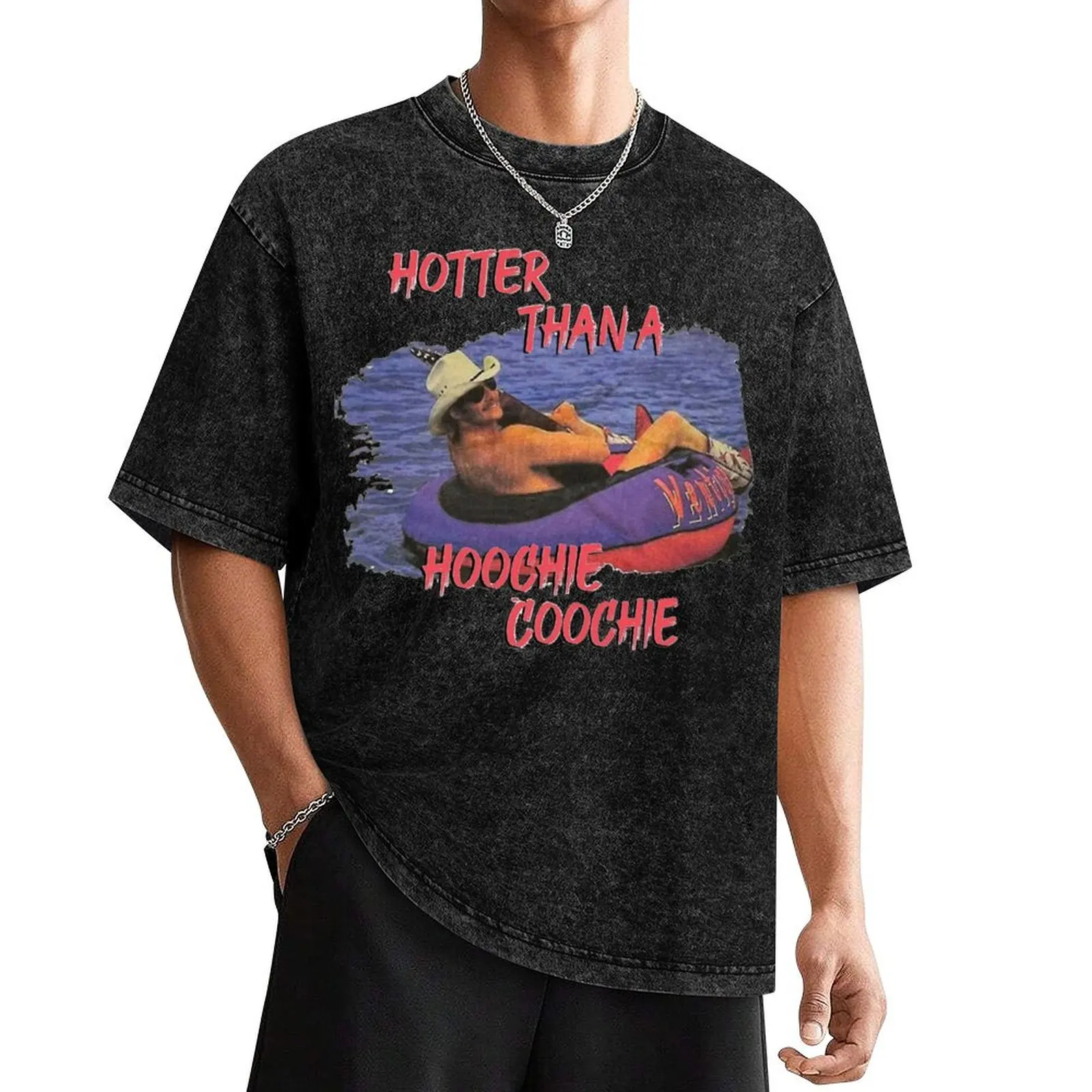 Hotter Than A Hoochie Coochie T-Shirt oversizeds custom t shirt new edition blanks mens champion t shirts