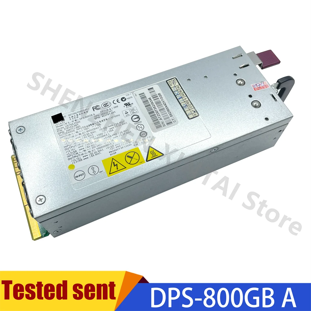 Server power supply DPS-800GB A 403781-001 379123-001 For DL380G5 ML350G5