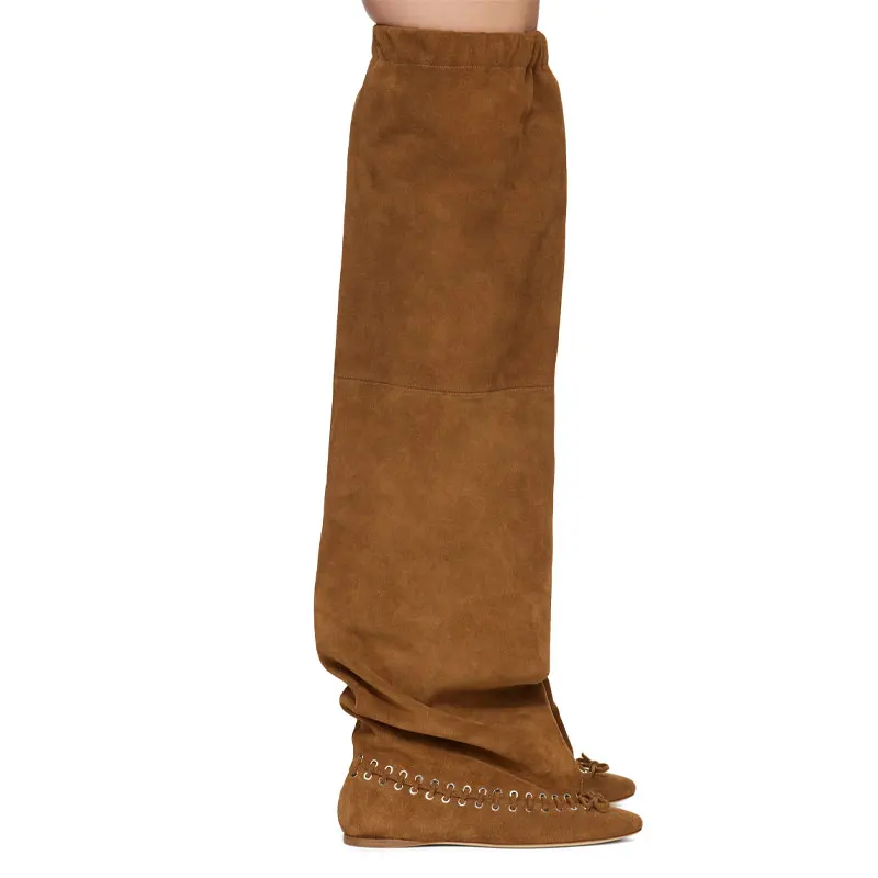 

New Ladies' Pointed Elastic Tube Mouth Over Knee Women's Boots Slim High Heels Fashionable Fashion Runway Party Women's Boots